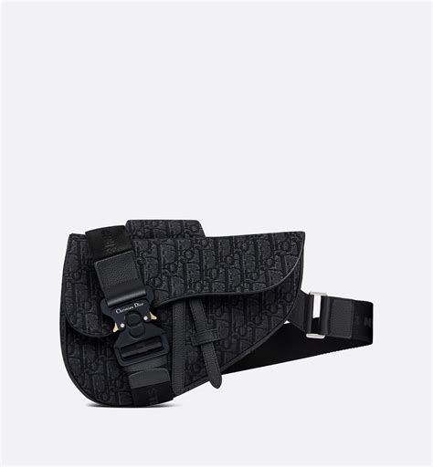 dior saddle belt bag black|Dior saddle bag for sale.